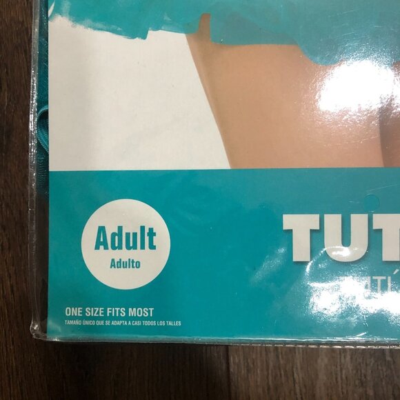 Tutu Halloween EDC Rave Party Costume Adult OSFM Stretchy Teal LOT OF 2 - Picture 3 of 11